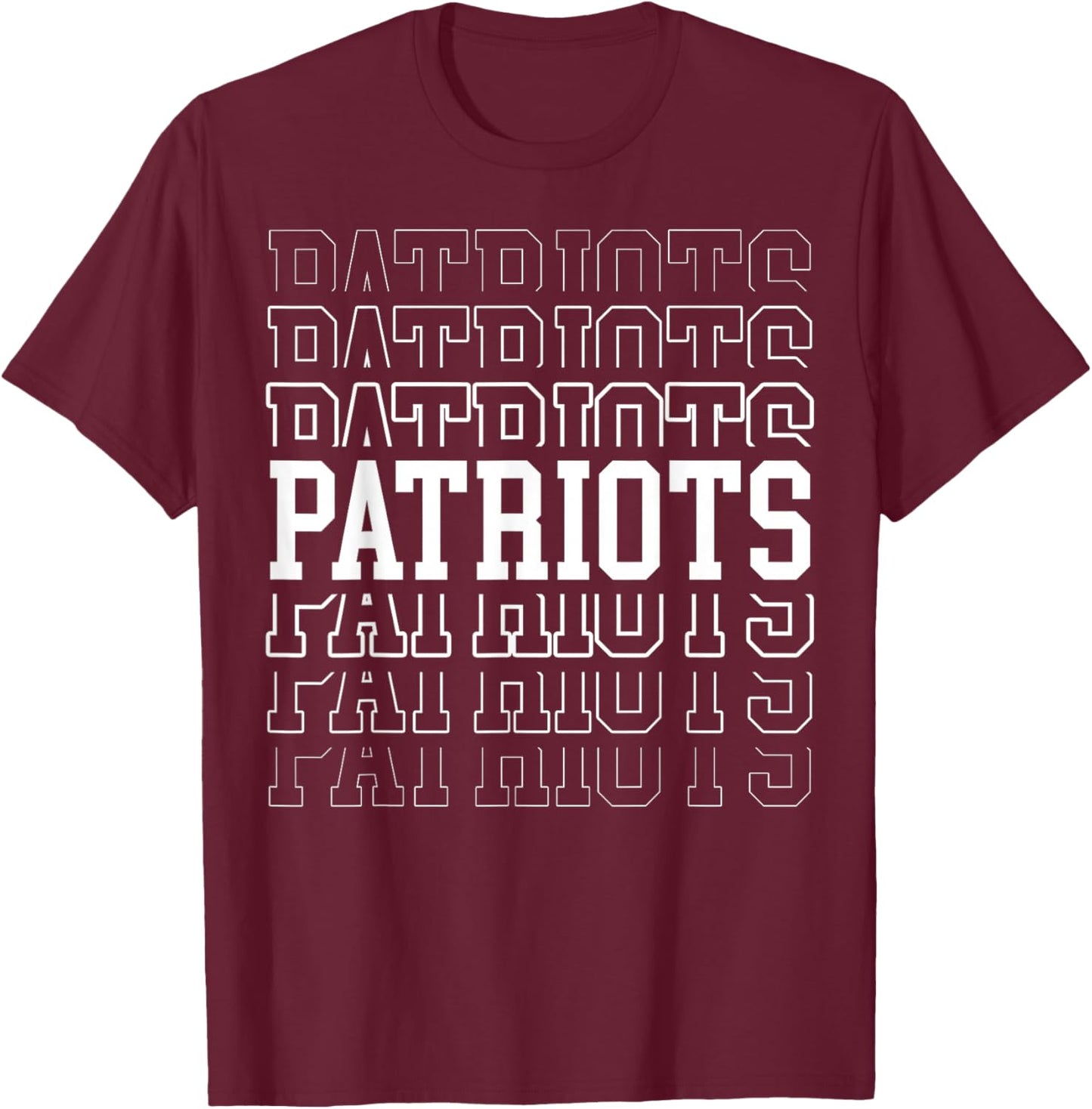 Retro Patriot Vintage Design Men Women Kids Boy Girl T-Shirt - T-Shirt | Maroon