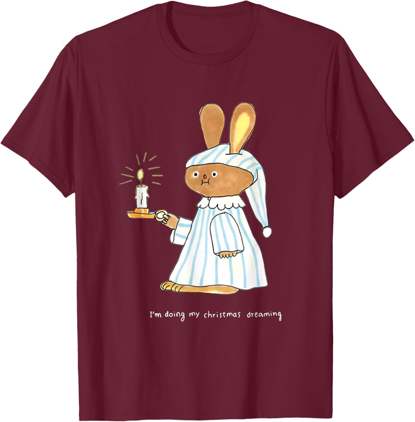 My Christmas Dreaming Lauvey Fan Gift Christmas T-Shirt - T-Shirt | Maroon