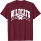 Wildcats School Spirit Team Wildcat Go Back to School T-Shirt - T-Shirt | Maroon