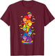 Funny LGBT Ferret Rainbow Lesbian Gay Pride Women Men T-Shirt - T-Shirt | Maroon