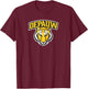 DePauw University Tigers Primary Logo T-Shirt - T-Shirt | Maroon