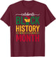 Celebrate Black History Month Fist African American Pride T-Shirt - T-Shirt | Maroon