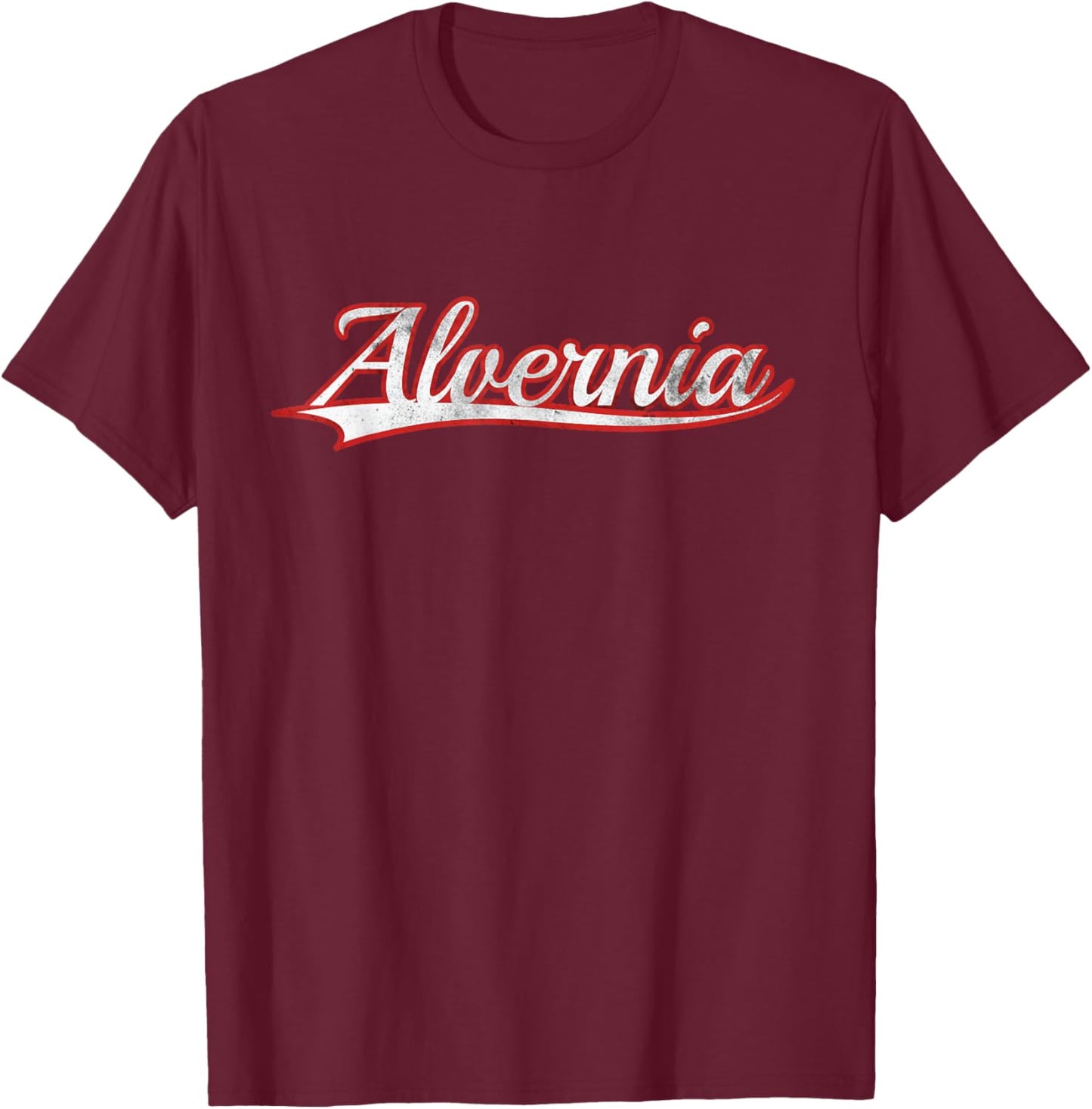 Alvernia Reading Catholic Vintage Varsity T-Shirt - T-Shirt | Maroon