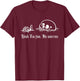Yeah I'm Fine, No Worries, Drowning Skull, Everything's Fine T-Shirt - T-Shirt | Maroon