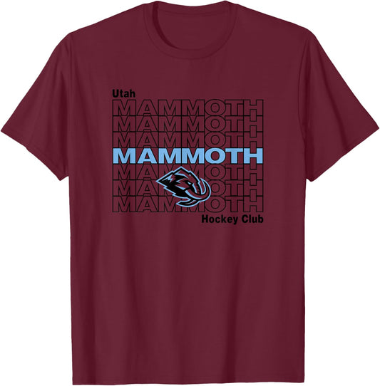 Utah Mammoth Convenience White NHL Officially Licensed T-Shirt - T-Shirt | Maroon
