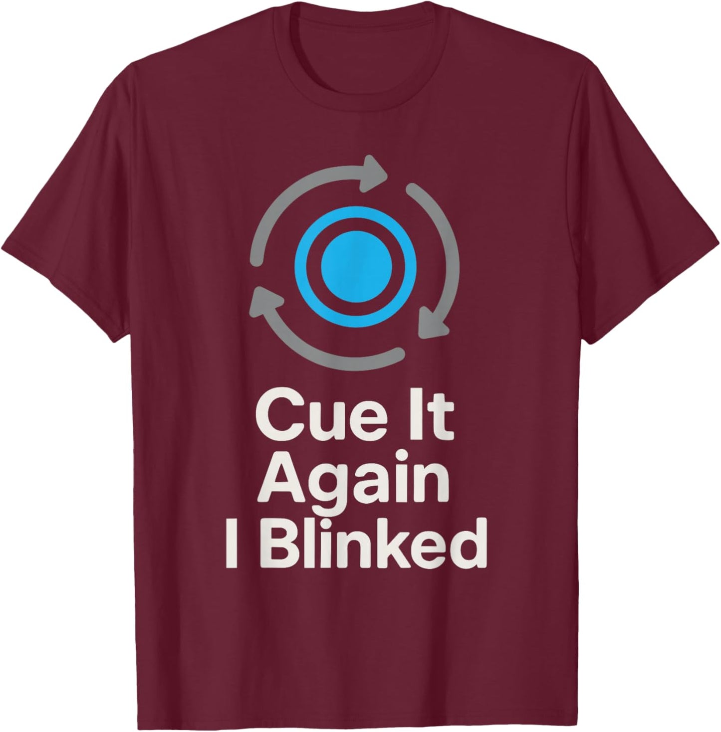 Theater Tech Crew Stage Technician Sound Lighting Gift T-Shirt - T-Shirt | Maroon