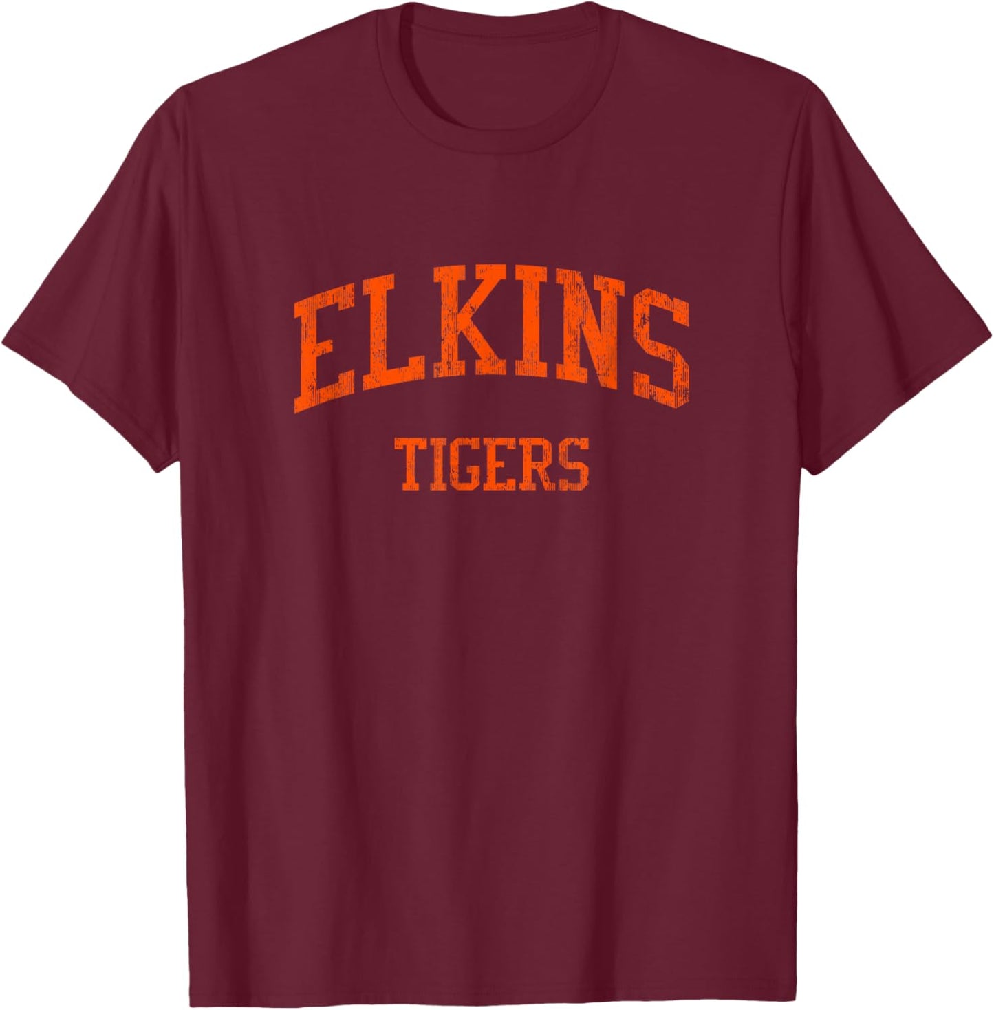 Elkins High School HS Elkins WV Vintage Sports T-Shirt - T-Shirt | Maroon