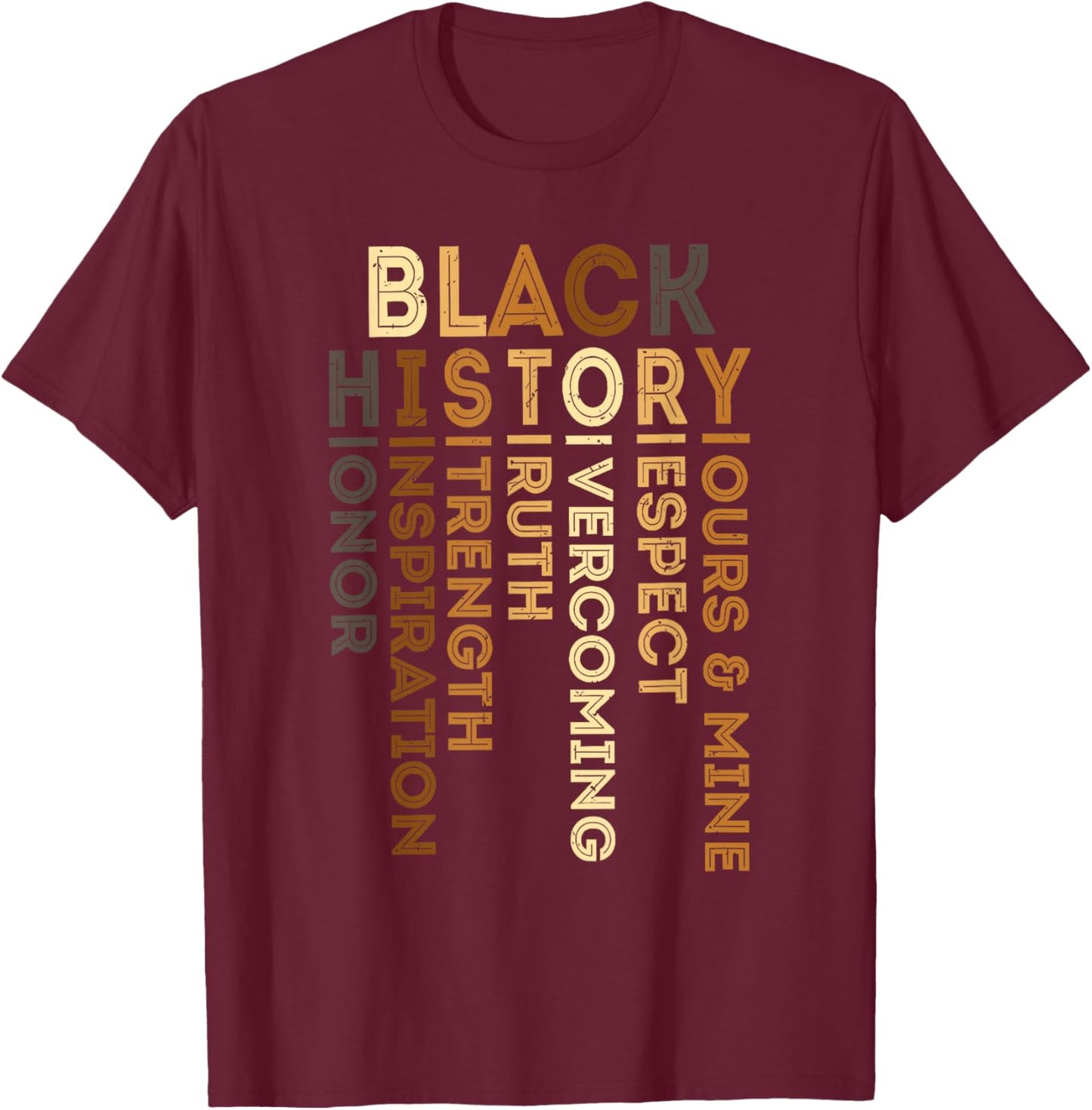 Black History Month Black Leaders African American Teachers T-Shirt - T-Shirt | Maroon