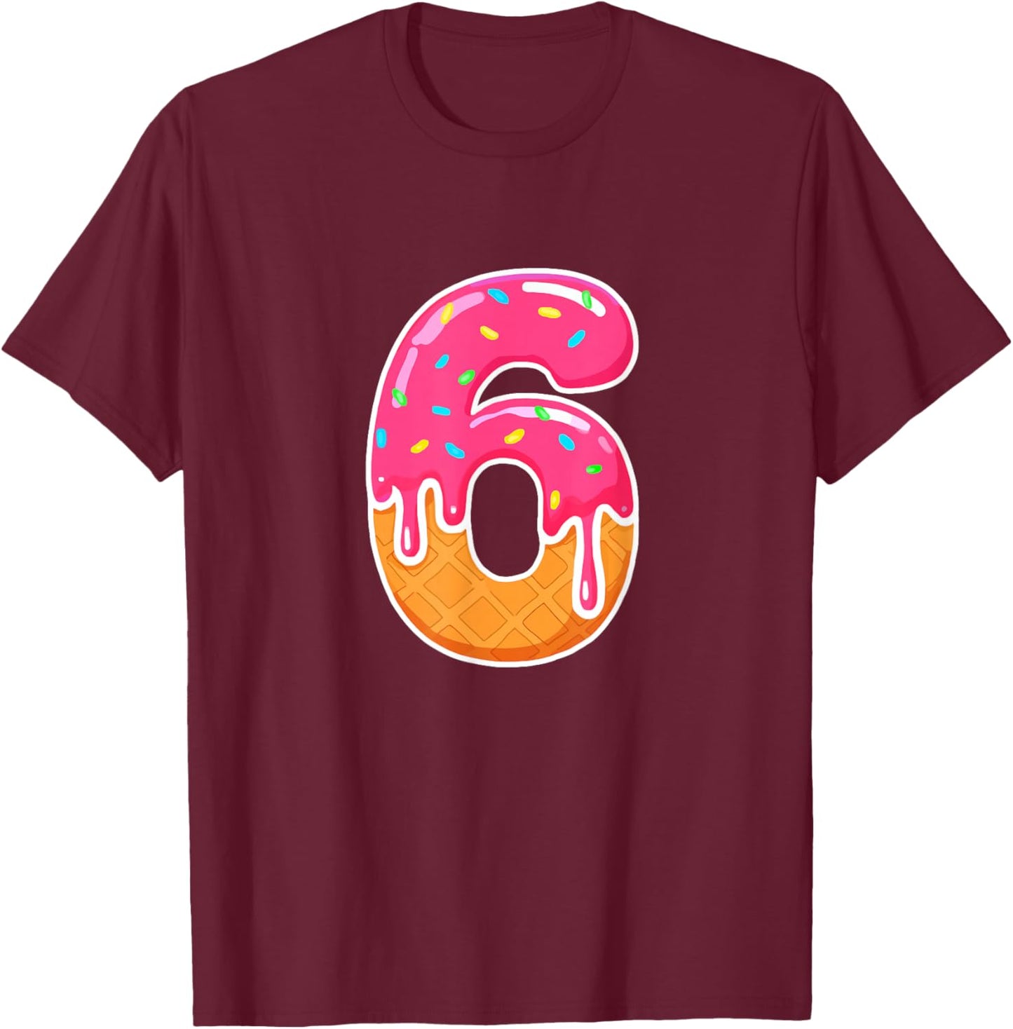 67 Ice Cream Drip Meme Funny 6 7 Costume Couple T-Shirt - T-Shirt | Maroon