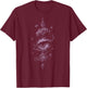 Eyes Purple Pastel Goth Grunge Alt Y2K Emo Weird Aesthetic T-Shirt - T-Shirt | Maroon