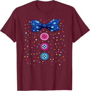Funny Clown Costumes for Children Carnival Costume T-Shirt - T-Shirt | Maroon
