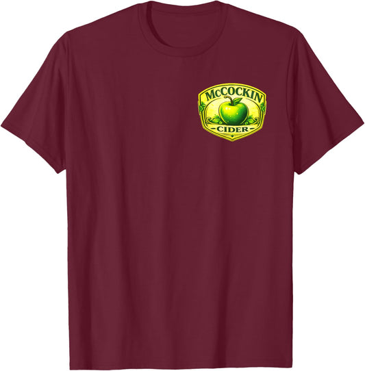 McCockin Cider St Patrick’s Day Edition Irish Double Sided T-Shirt - T-Shirt | Maroon