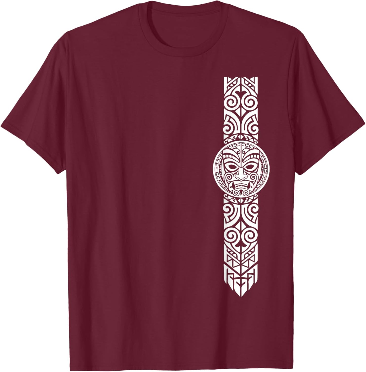 New Zealand Symbol Haka Culture Proud Maori Tribal T-Shirt - T-Shirt | Maroon