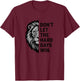 Lion Motivational Dont Let The Hard Days Win Inspirational T-Shirt - T-Shirt | Maroon
