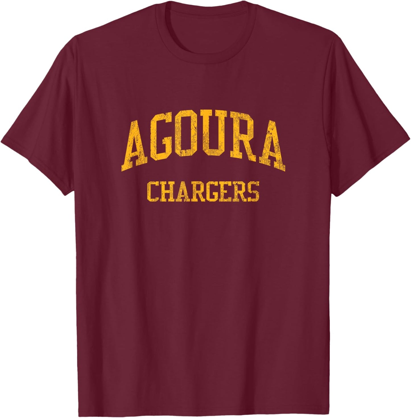 Agoura High School HS Agoura CA Vintage Sports T-Shirt - T-Shirt | Maroon