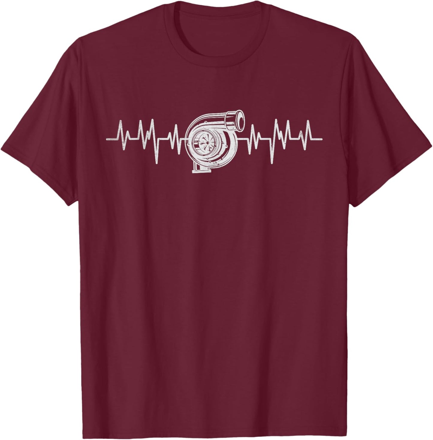 Car Mechanic Garage Guy Turbo Diesel Engine Automotive T-Shirt - T-Shirt | Maroon