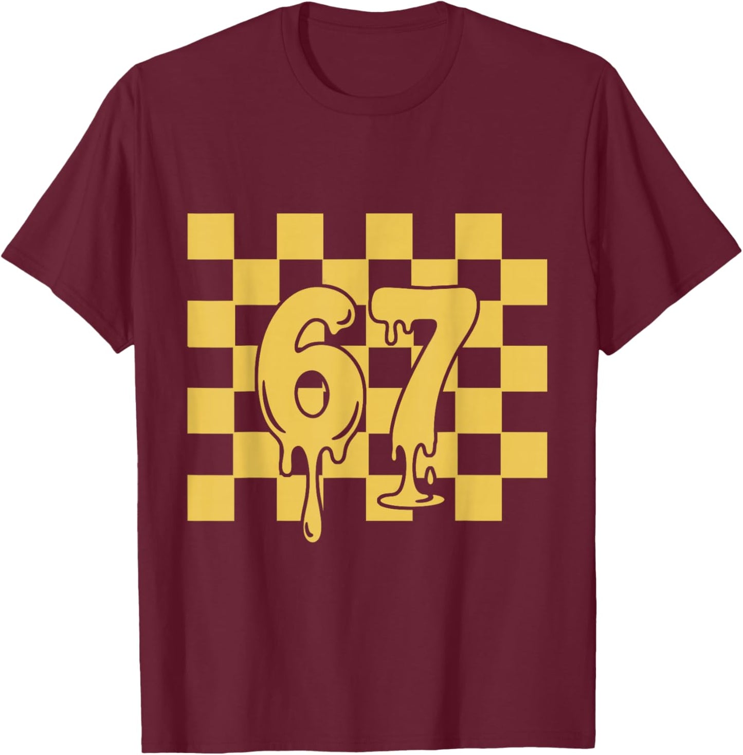 67 Halloween Meme T-Shirt - T-Shirt | Maroon