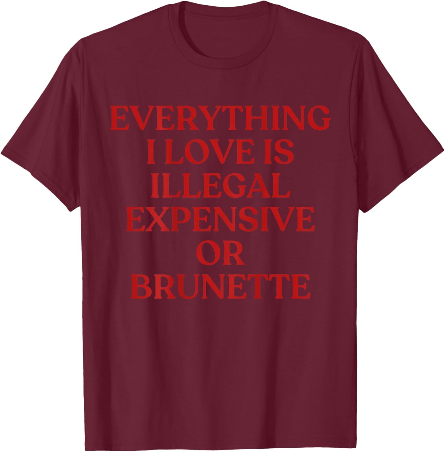 Back T-Shirt - T-Shirt | Maroon