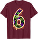 Six Seven Meme 6 7 Halloween Costume Couple Men Women T-Shirt - T-Shirt | Maroon
