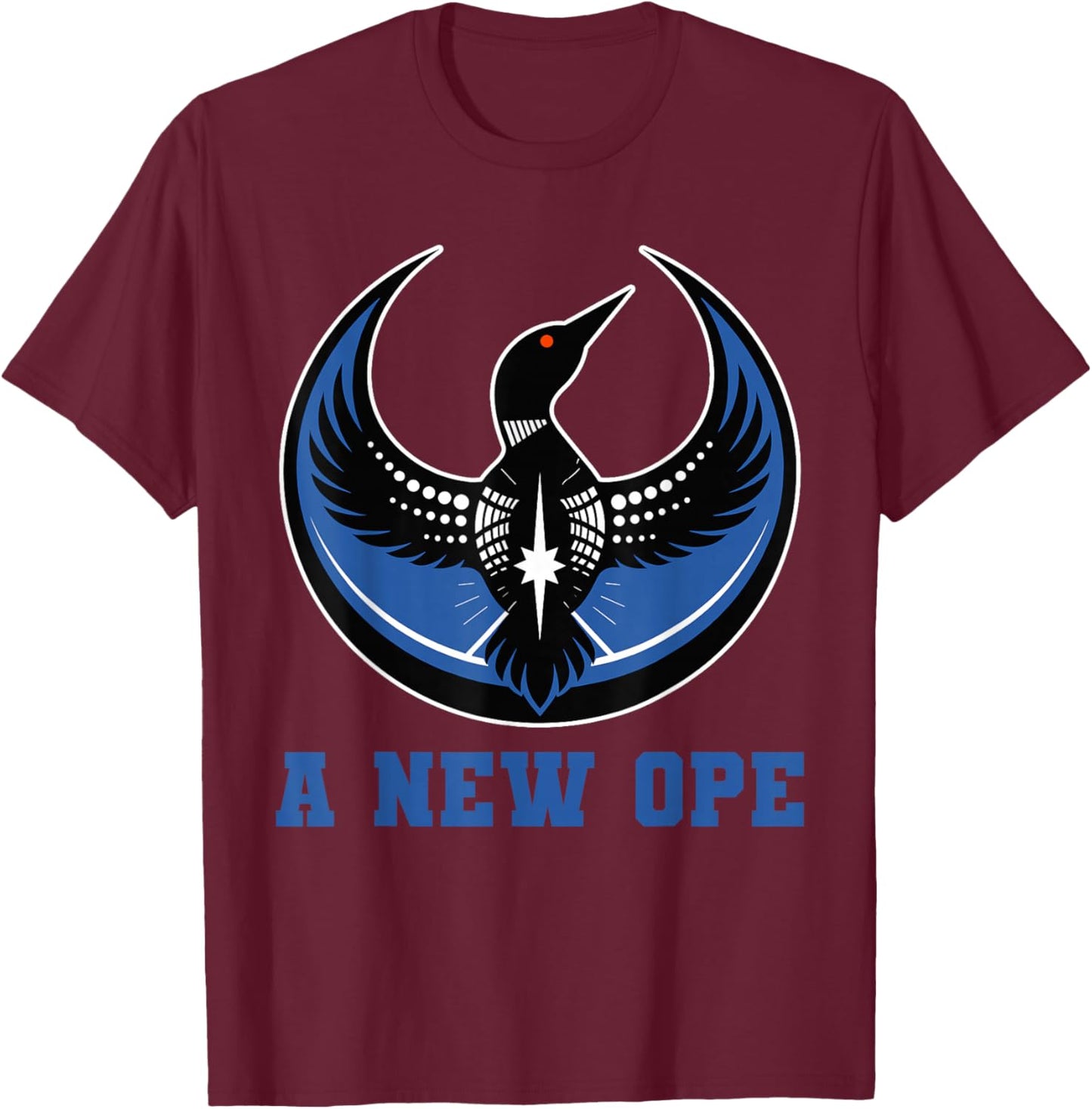 A New Ope Minnesota Rebel New State Flag T-Shirt - T-Shirt | Maroon