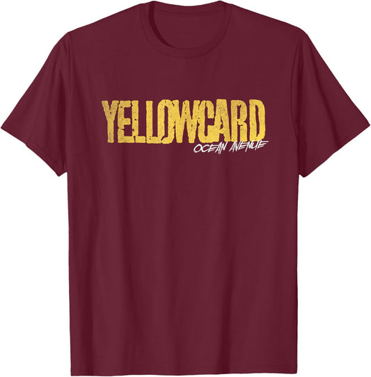 Old School Ocean Avenue T-Shirt - T-Shirt | Maroon