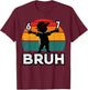 6 7 Bruh Retro 67 Six Seven Meme Gen Alpha Kids Boys Youth T-Shirt - T-Shirt | Maroon
