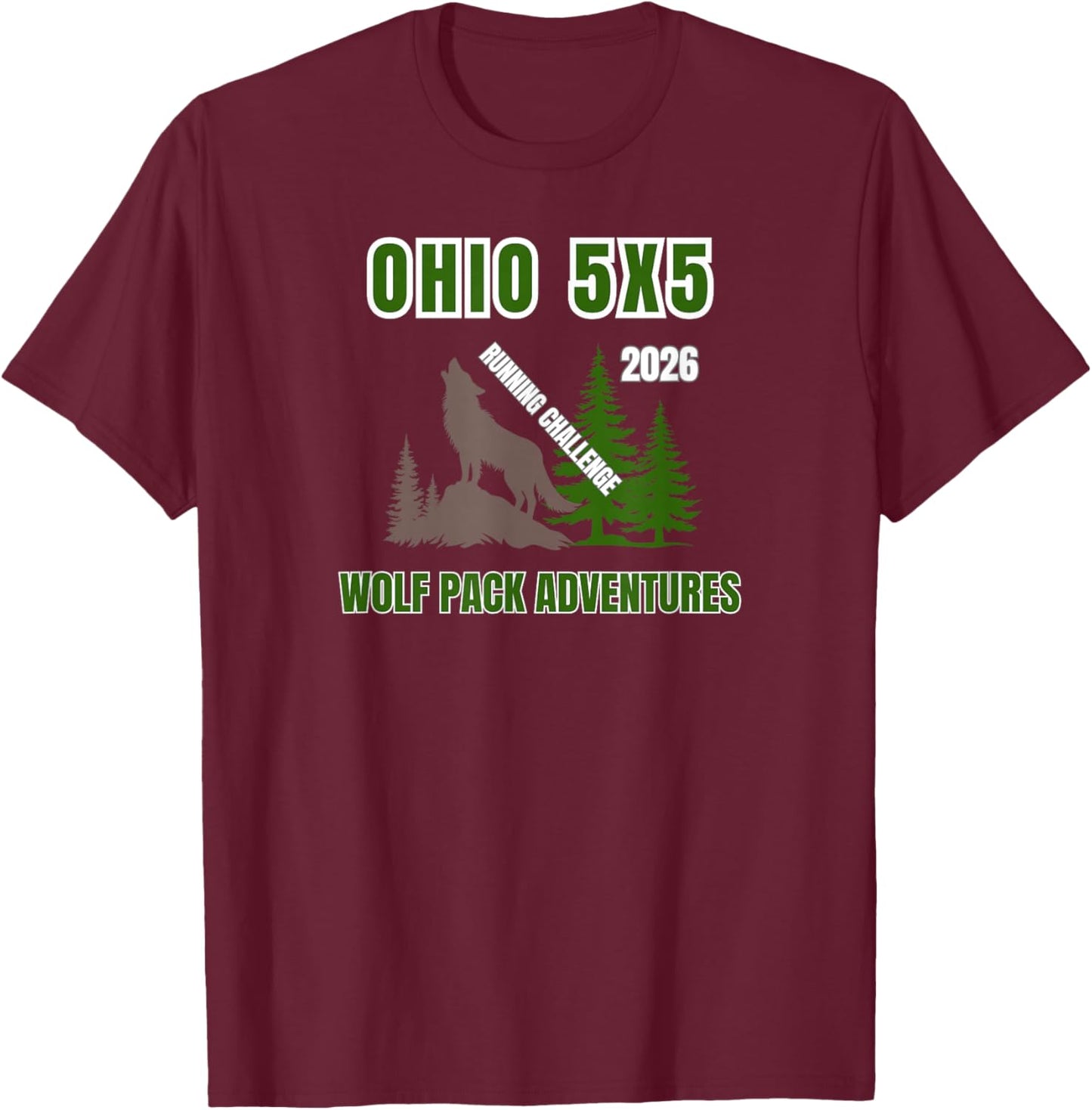 Running Challenge T-Shirt - T-Shirt | Maroon