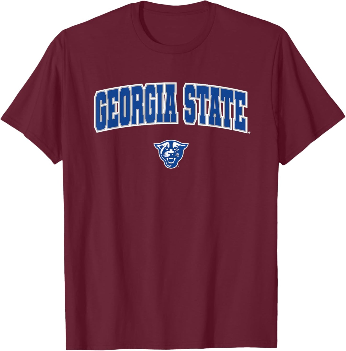 Georgia State University Panthers Arch Logo T-Shirt - T-Shirt | Maroon