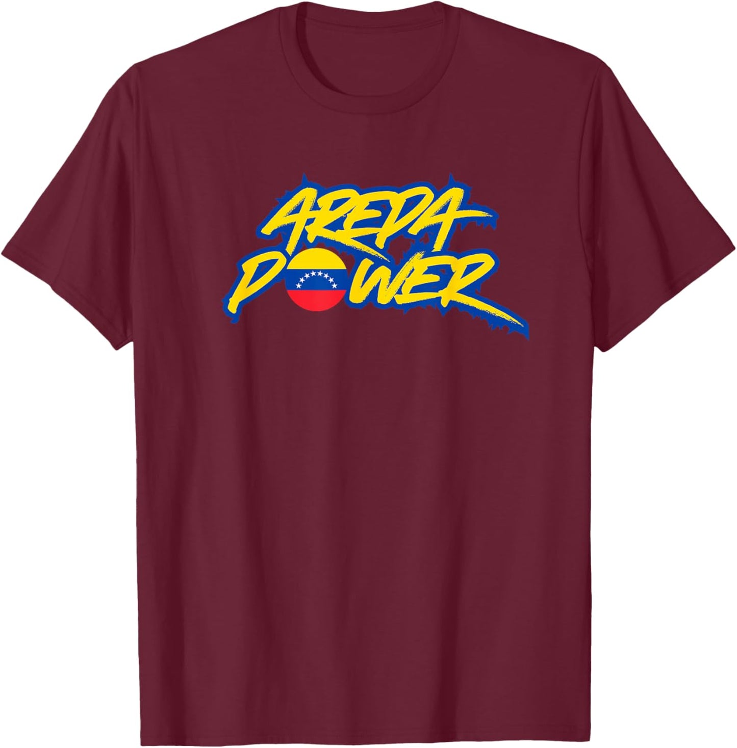 Arepa Power T-Shirt - T-Shirt | Maroon