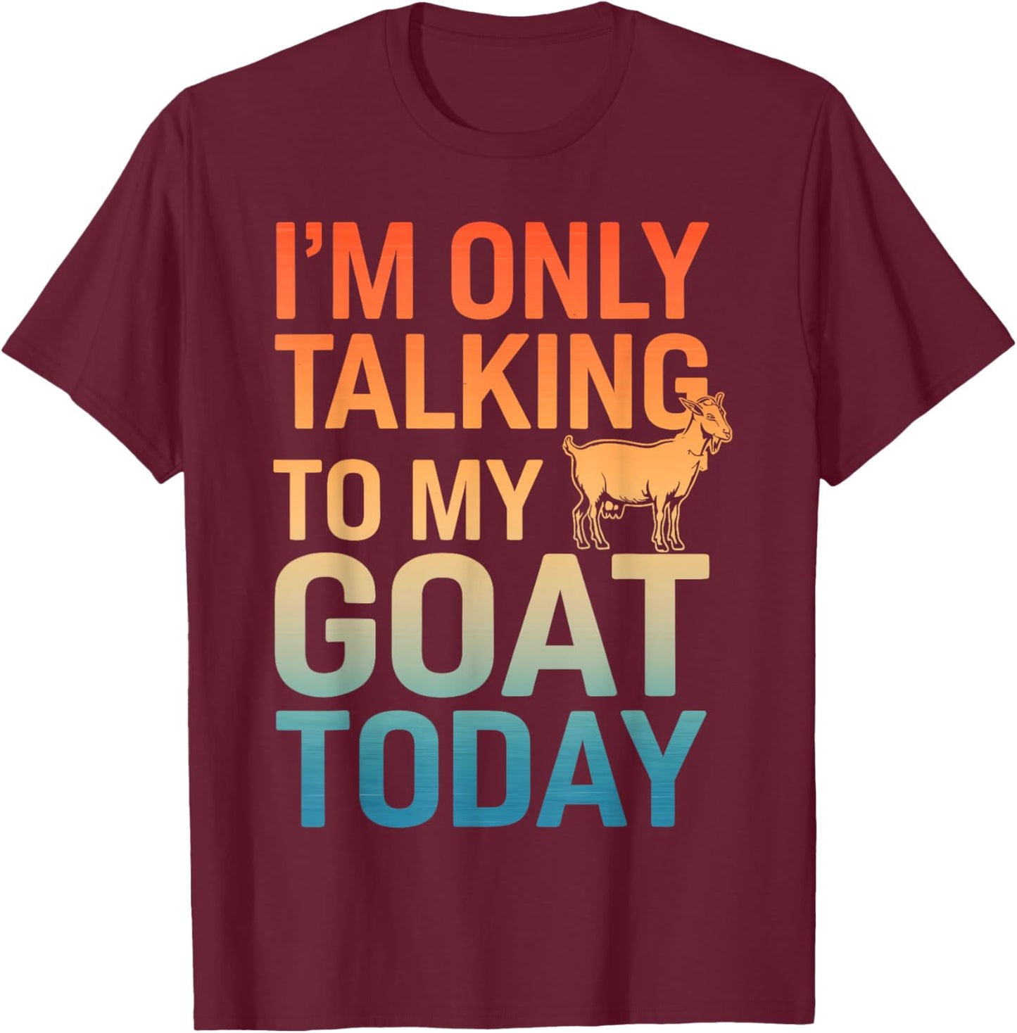 Funny Goat Design Women Kids Boer Pygmy Goat Lover T-Shirt - T-Shirt | Maroon