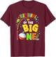 Great Grandma of The Big One Fishing Birthday Boy Family T-Shirt - T-Shirt | Maroon