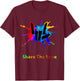 Sharer Share The Love Merch Kids Birthday Gifts T-Shirt - T-Shirt | Maroon