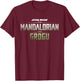 Star Wars The Mandalorian and Grogu T-Shirt - T-Shirt | Maroon