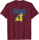 College of Southern Nevada CSN Coyotes Primary Logo T-Shirt - T-Shirt | Maroon
