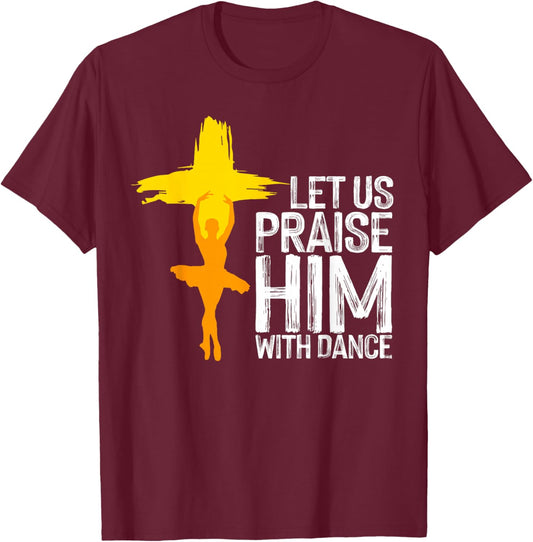 Best Ballet Art Men Ballerina Themed Ballet Dancer T-Shirt - T-Shirt | Maroon