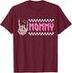 Mommy Family Birthday Matching Bad Two The Bone Bday T-Shirt - T-Shirt | Maroon