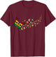 Ghana Flag Ghanese Pride Ghanaian Roots T-Shirt - T-Shirt | Maroon