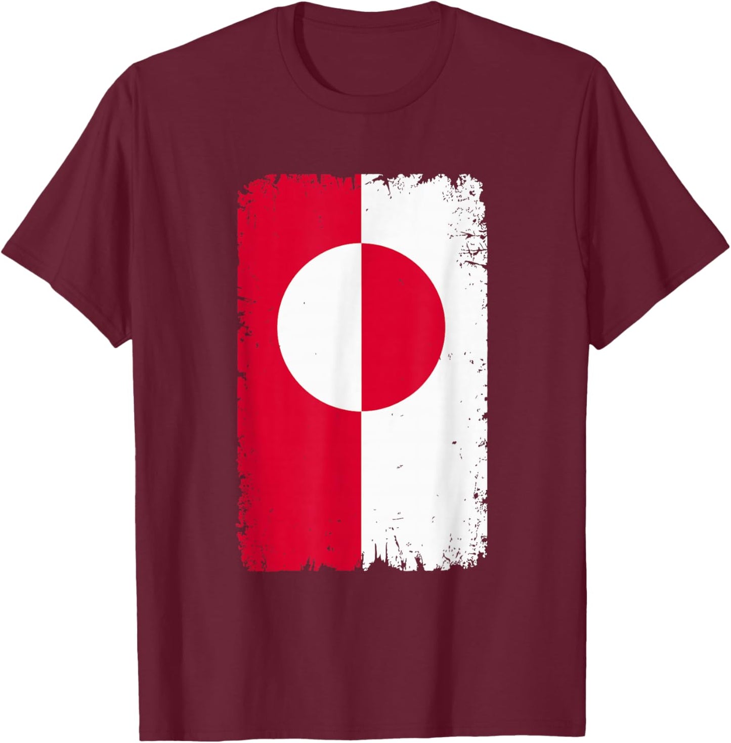 Greenland Country Men Kids Women Kalaallit Flag Greenlanders T-Shirt - T-Shirt | Maroon