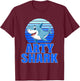 Arty Shark Family Reunion Squad First Last Name T-Shirt - T-Shirt | Maroon