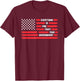Vintage Everything is Fine Trust Your Government Political T-Shirt - T-Shirt | Maroon