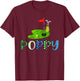 Poppy Golf Sport Matching Family Golf Lover T-Shirt - T-Shirt | Maroon
