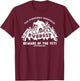 Expedition Mount Everest Yeti Research Mountain Snowman T-Shirt - T-Shirt | Maroon
