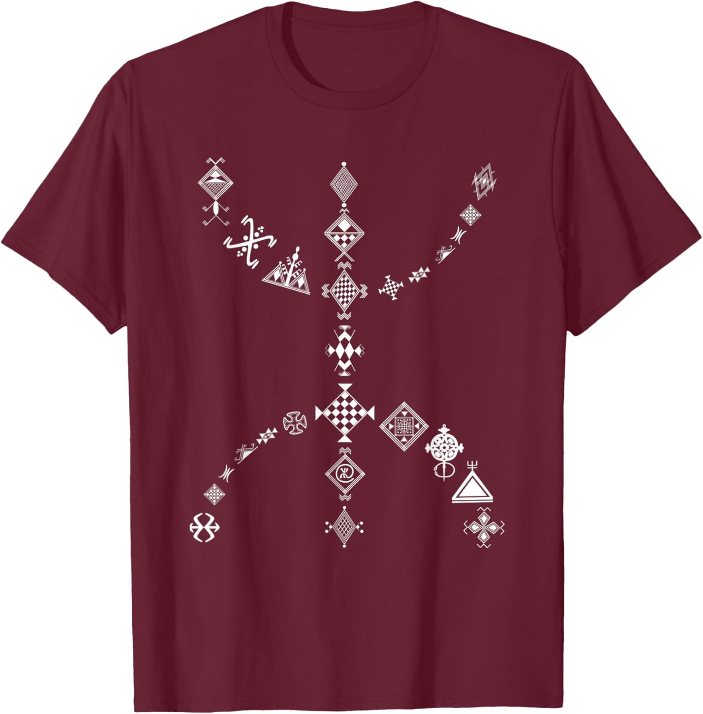 Amazigh Berber T-Shirt - T-Shirt | Maroon