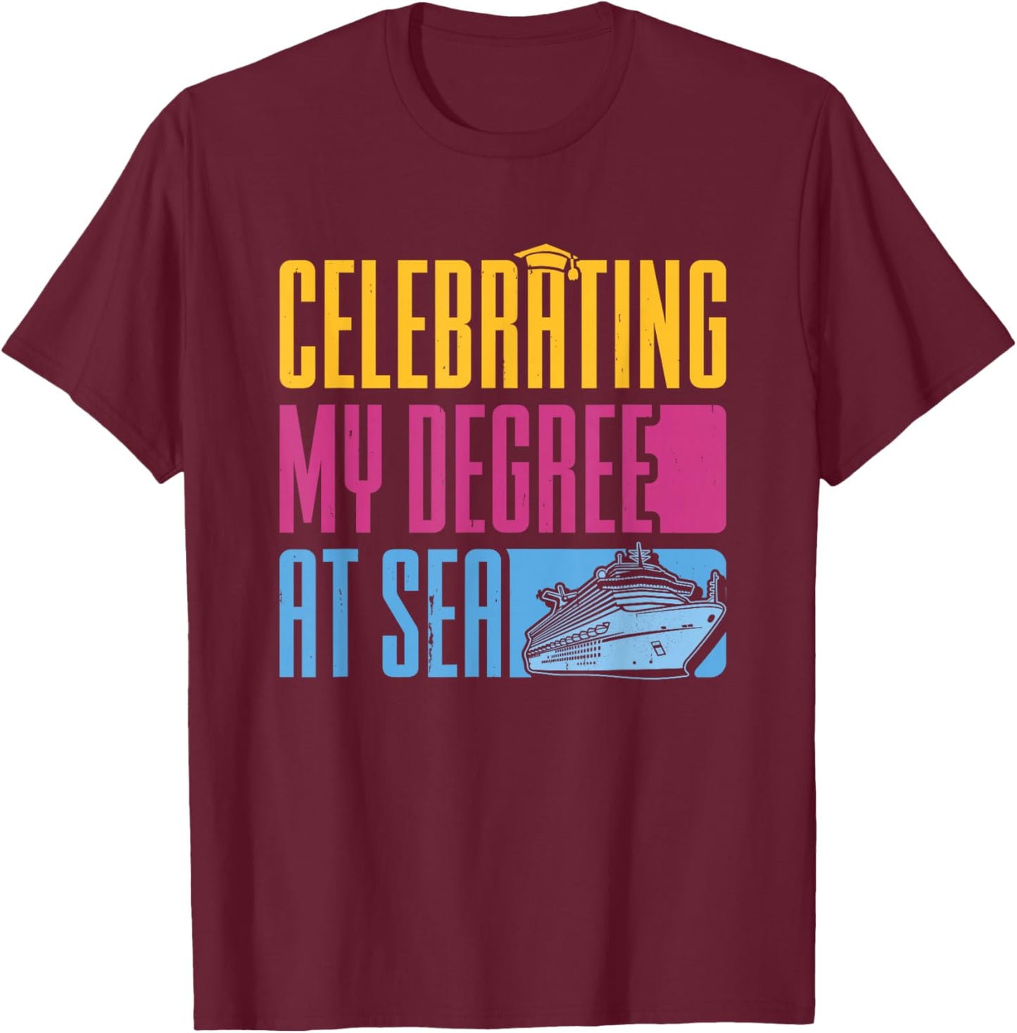 Graduation Trip Vacation Grad Squad Senior Graduation Cruise T-Shirt - T-Shirt | Maroon