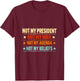 Beliefs T-Shirt - T-Shirt | Maroon