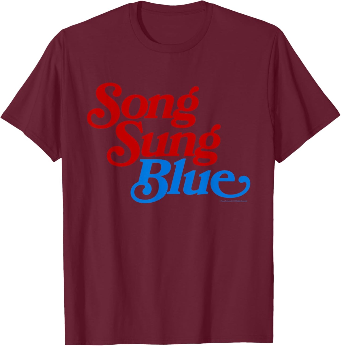Song Sung Blue Logo T-Shirt - T-Shirt | Maroon