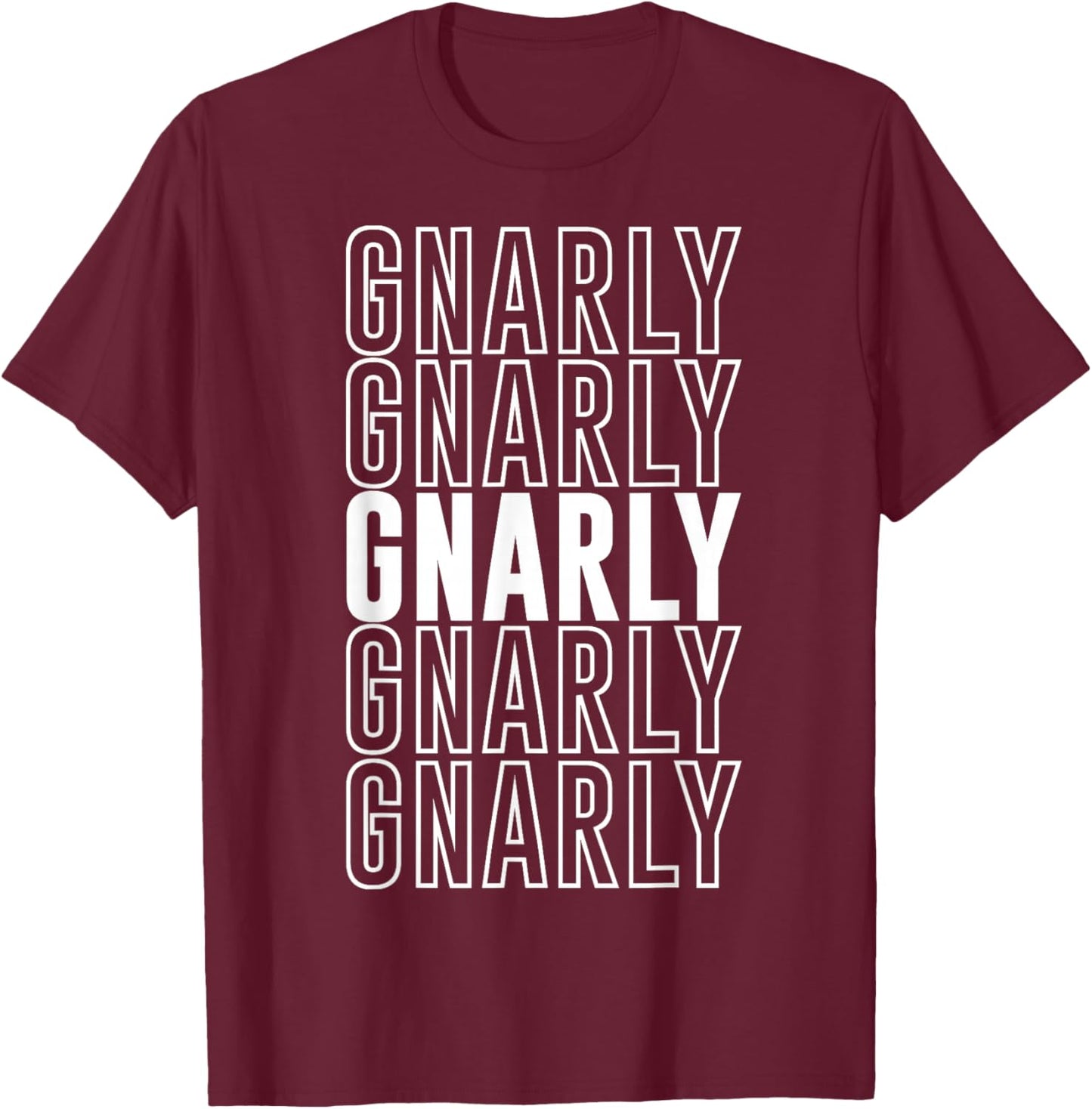 Gnarly T-Shirt - T-Shirt | Maroon