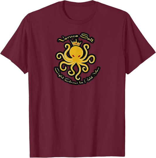Funny Animal Meme Quote Veruca Salt Retro Octopus Crown T-Shirt - T-Shirt | Maroon