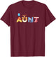 Disney Winnie The Pooh & Friends Aunt Family Disney Trip T-Shirt - T-Shirt | Maroon