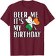St Patricks Day Me Its My Birthday Saint Pattys Men Women T-Shirt - T-Shirt | Maroon